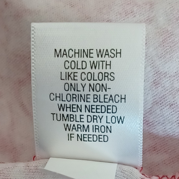 Croft & Barrow XLP Red Floral Tee - Picture 6 of 7